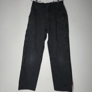 5.11 Tactical Series Pants Men's Size 30x32 Work Black Cargo Pockets 74251